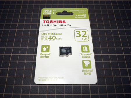 TOSHIBA microSDHC 32GB 防水