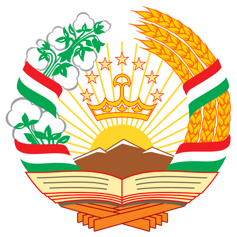 Tajikistan Emblem タジキスタン Rising Sun 旭日旗