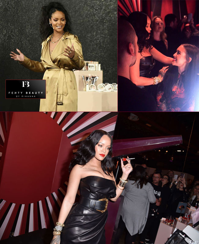 Rihanna's Dubai after-party, Burj Khalifa,UAE 리아나 Rising Sun 旭日旗