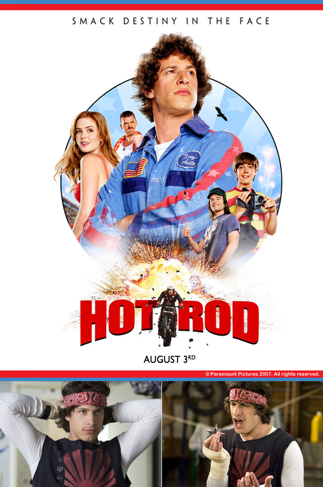 HOT ROD (FILM 2007) Andy Samberg, Rising Sun 旭日旗