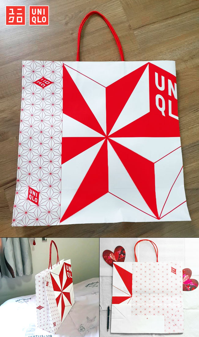 UNIQLO PAPERBAG（ユニクロ紙袋）, Rising Sun Design 旭日旗,戦犯旗(전범기)