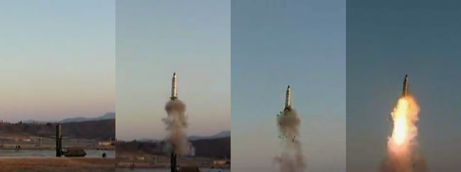 北朝鮮の固体燃料ミサイル