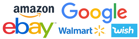 Amazon,Google,Wish,eBay,Walmart