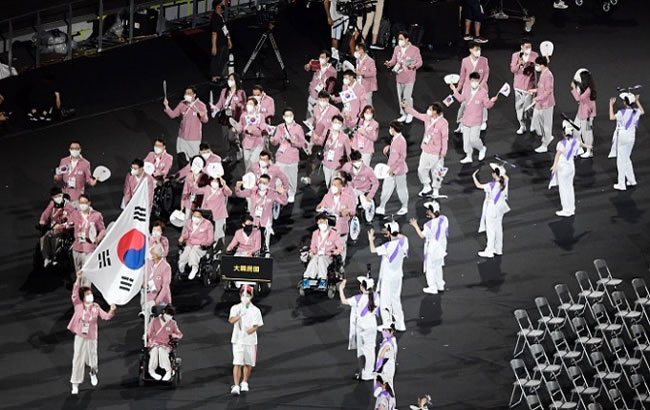 韓国パラリンピック選手団
