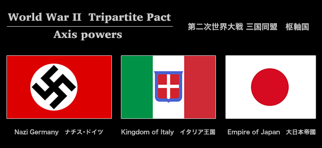 World War II  Tripartite Pact（第二次世界大戦 三国同盟 枢軸国）