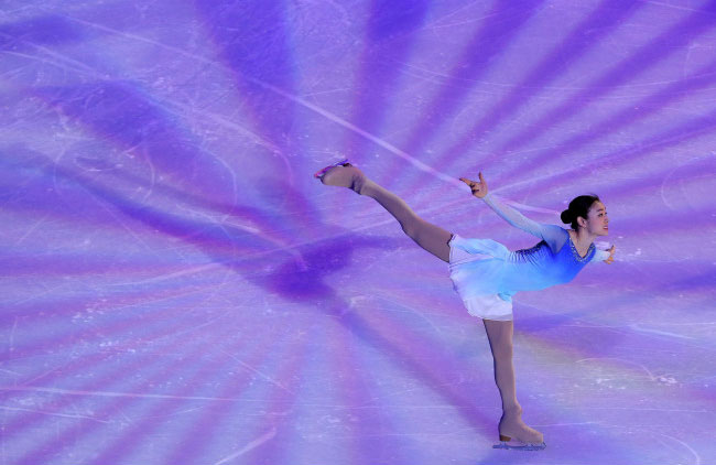 Kim Yuna Sochi Russian Olympic ロシア オリンピック キムヨナ Rising Sun 旭日旗