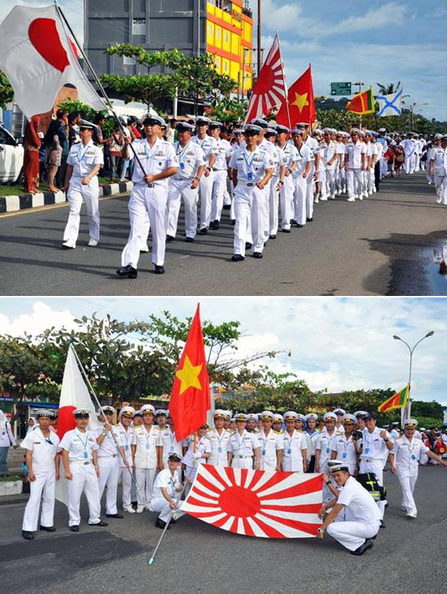 インドネシア Indonesia Navy International Fleet Review 2016, Rising Sun 旭日旗