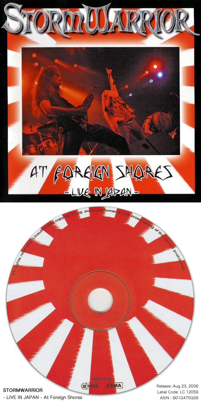 STORMWARRIOR -At Foreign Shores- Live in Japan, Rising Sun 旭日旗