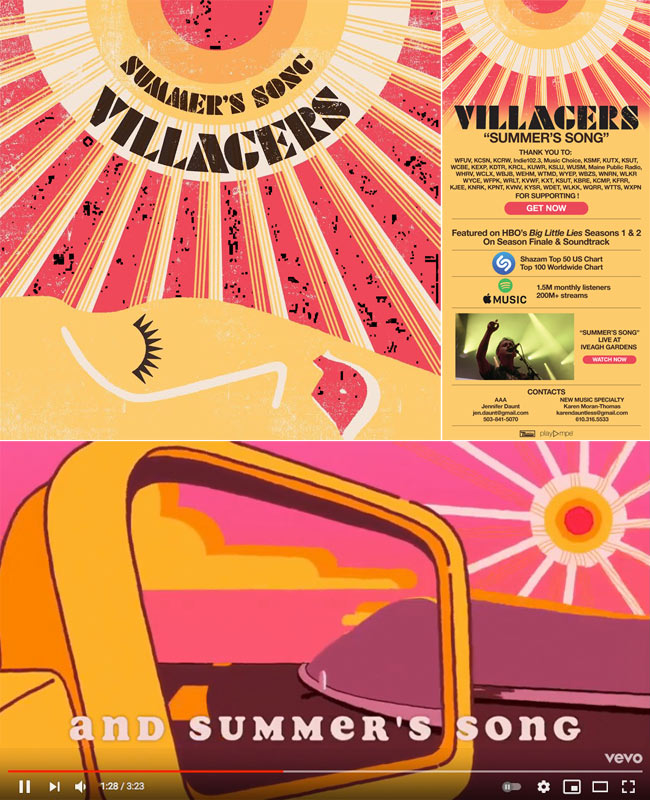 Villagers - Summer's Song, Rising Sun 旭日旗