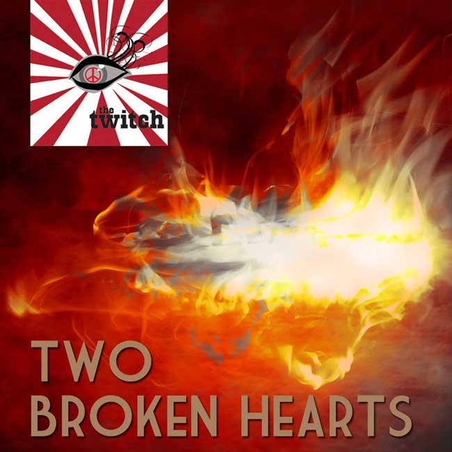 THE TWITCH・Two Broken Hearts, Rising Sun Flag 旭日旗