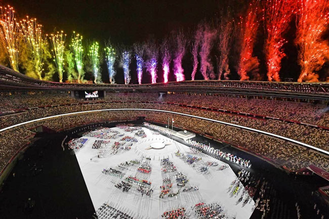 Tokyo Olympics 2020 Opening Ceremony, Rising Sun 旭日旗,（Korean 전범기）