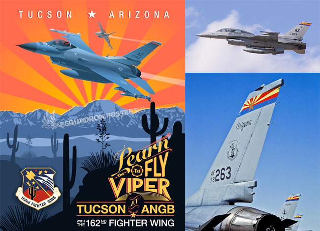 Arizona Air National Guard, 162nd Fighter Wing, アリゾナ州,空軍, Rising Sun 旭日旗