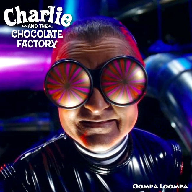 Charlie and the Chocolate Factory - Oompa Loompa（ウンパ･ルンパ）, Rising Sun 旭日旗