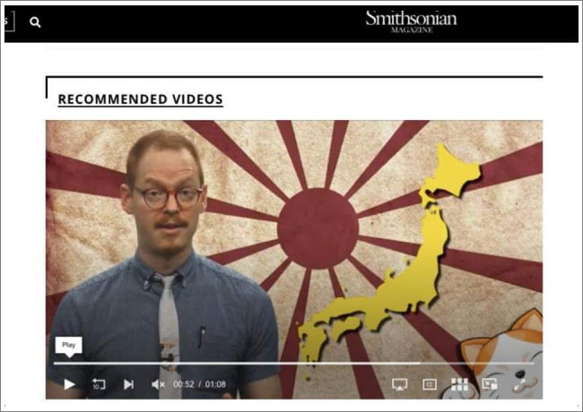 Smithsonian museum Web Magazine - war crime flag, スミソニアン博物館, Rising Sun Flag Design 旭日旗,戦犯旗(전범기) 