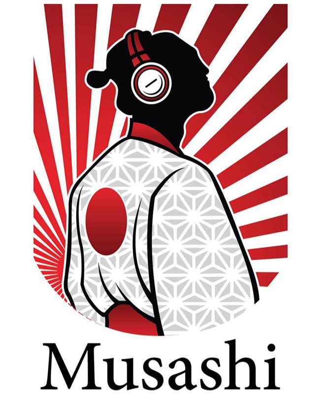 タイの寿司バー MUSASHI（ムサシ）, Rising Sun 旭日旗