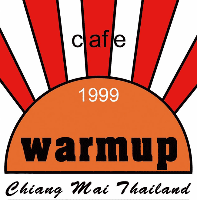 タイ・チェンマイにある「WARM UP CAFE 1999」, Rising Sun Design 旭日旗,戦犯旗(전범기)