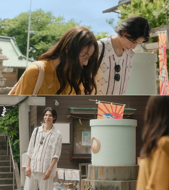 愛のがっこう（木村文乃 - Snow Man･ラウール）海南神社, Rising Sun Design 旭日旗,戦犯旗(전범기)