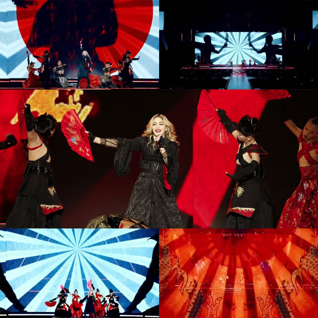 Bitch I'm Madonna - Live Rebel Heart Tour Rising Sun 旭日旗