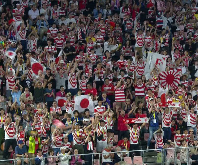 RUGBY 2019 WORLD CUP JAPAN Rising Sun 旭日旗