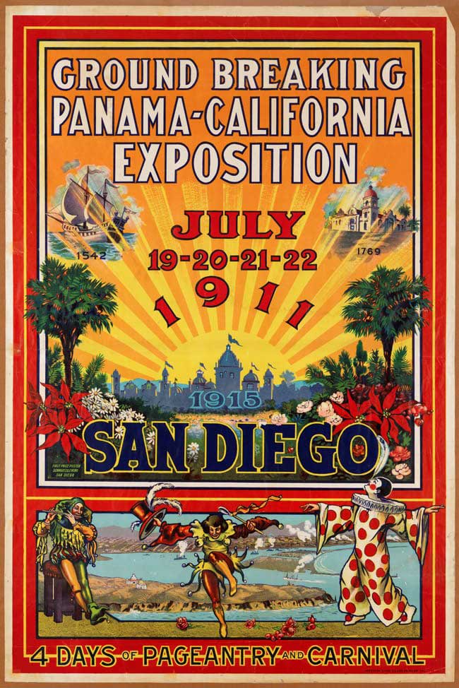 Panama-California Exposition 1911 Rising Sun 旭日旗