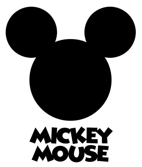 ミッキーマウス シルエット（Mickey Mouse Silhouette）